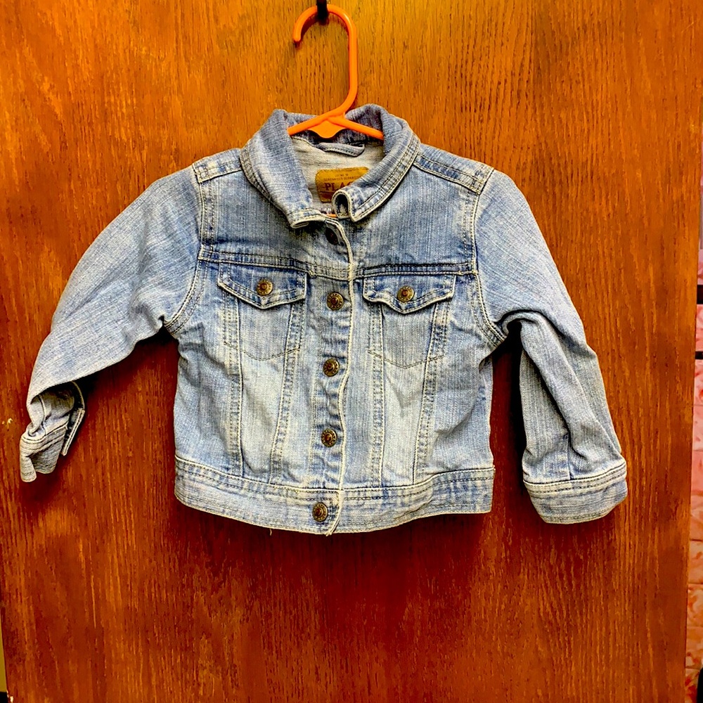Children’s Place Jean Jacket with Heart Buttons 24 months
